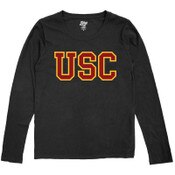 USC Trojans Women's Black Long Sleeve T-Shirt